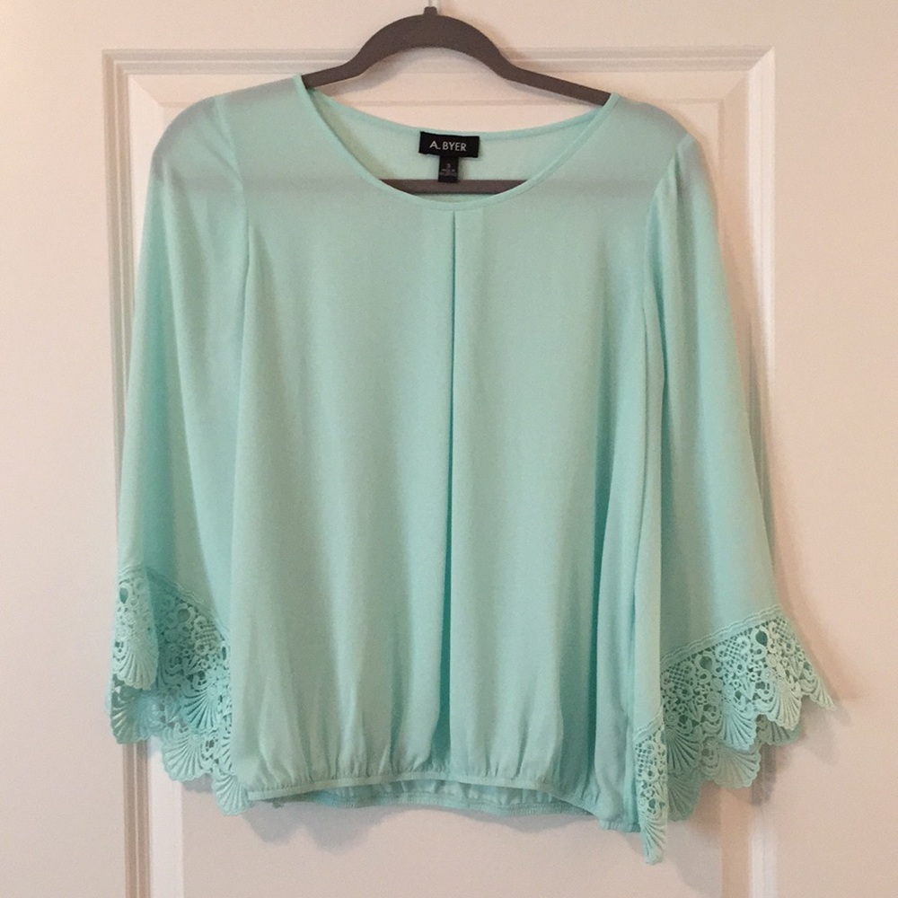Sheer Blue Shirt